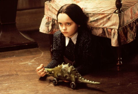 christina ricci as wednesday addams in 1991's ﻿the addams family﻿