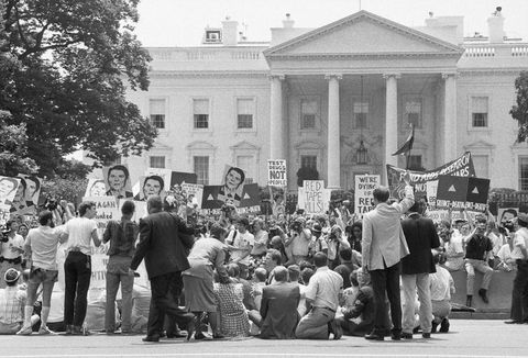 aids demonstration at white house