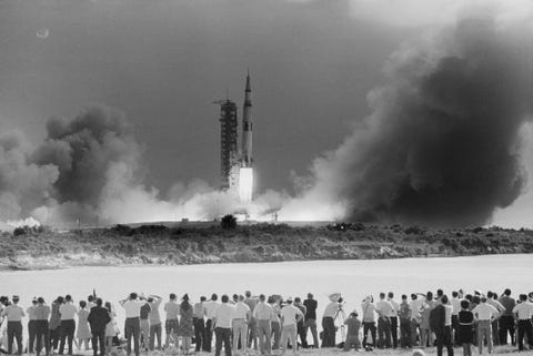 Apollo Spacececraft Taking Off