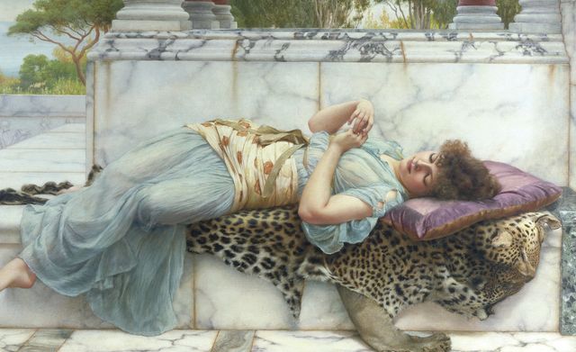 'the betrothed', 1892 artist john william godward