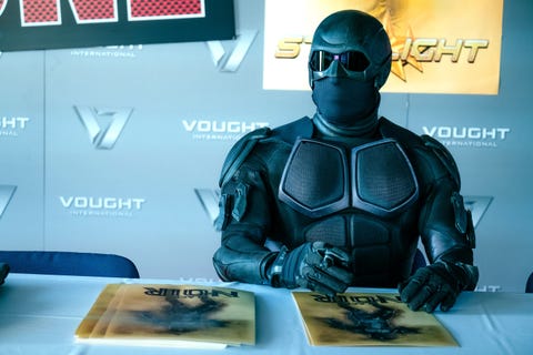 nathan mitchell as black noir, the boys, season 1