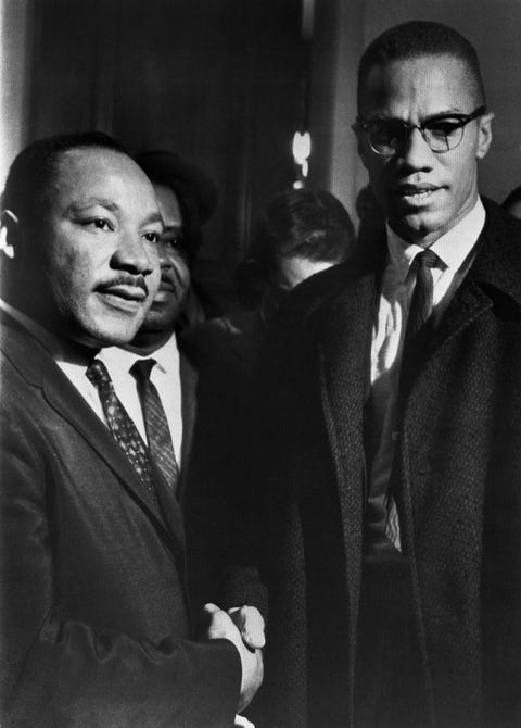 malcolm x meets dr martin luther king