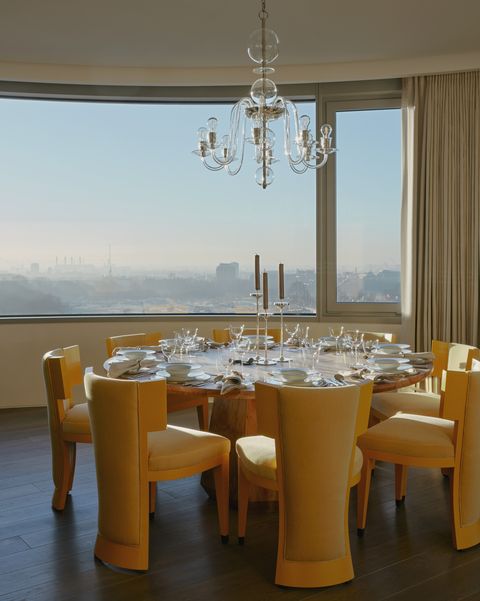 bryanston luxury london apartment by david collins studio dining room