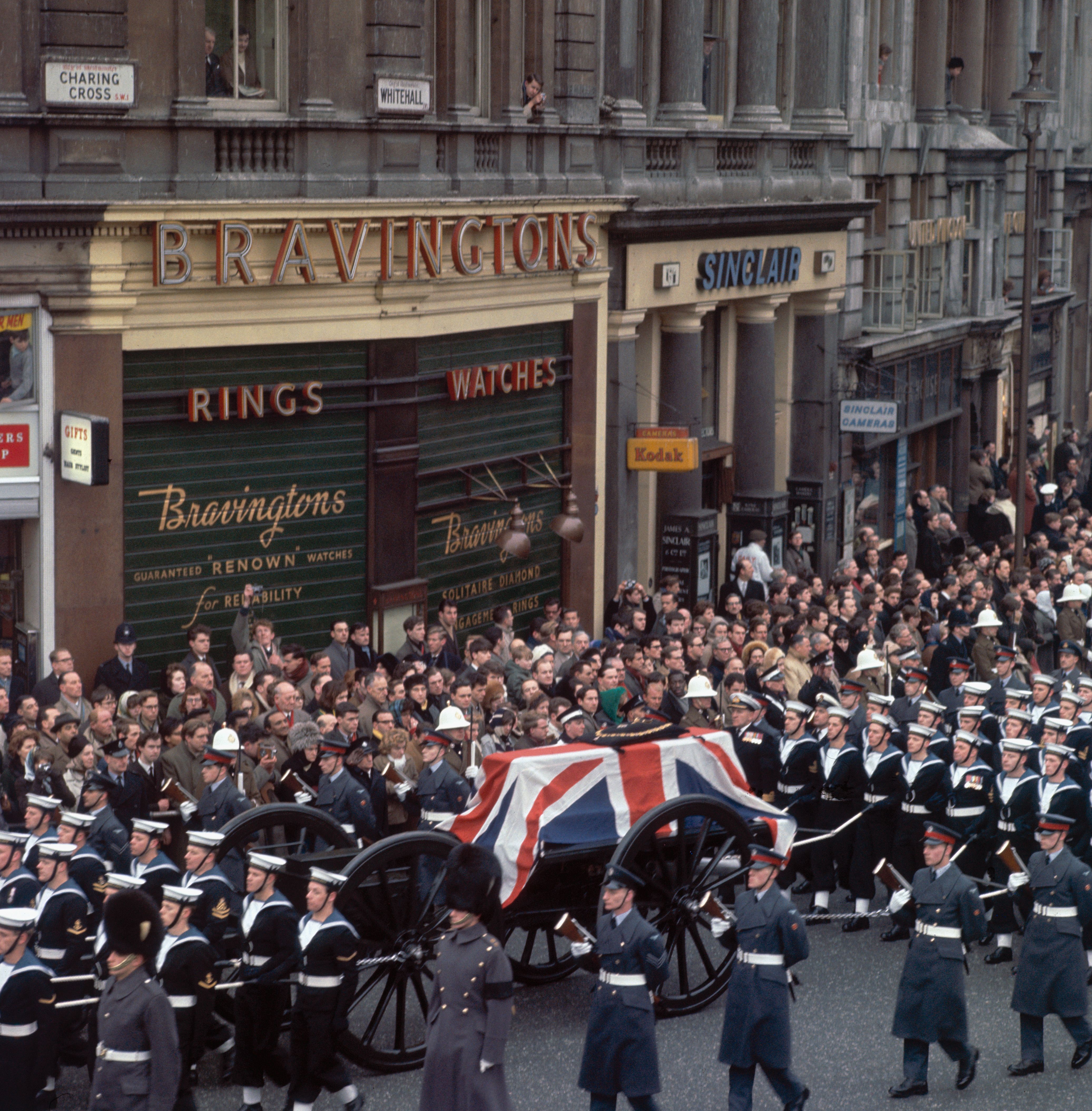 Winston Churchill S Real Life Funeral Photos As Seen In The