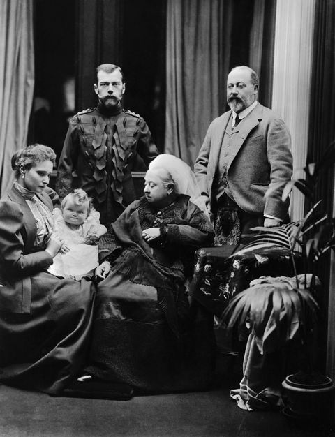 Emperor Nicholas II Empress and daughter Olga Russian Romanov Royalty Postcard 