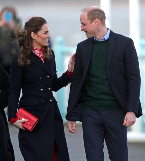 Kate Middleton Showed PDA in a Heart Scarf With Prince William in Mumbles