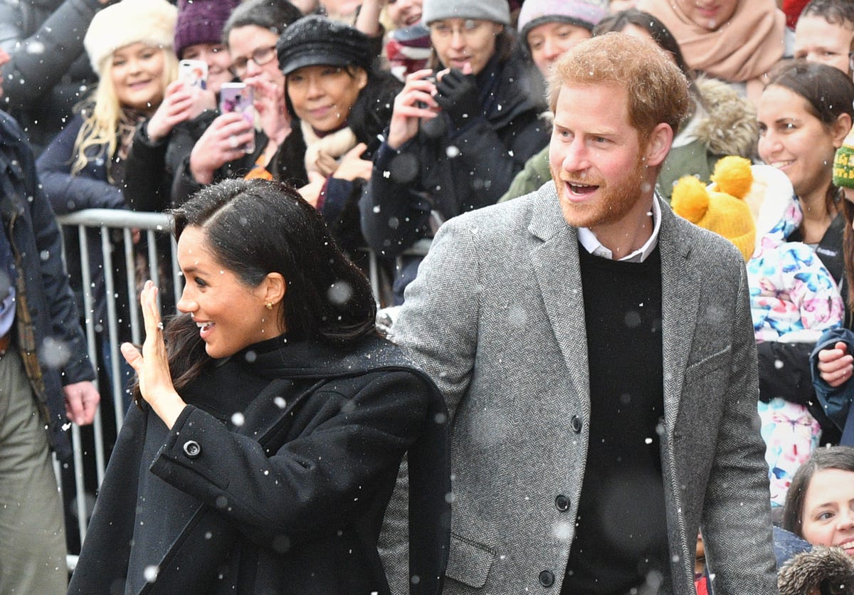 Photos of Prince Harry & Meghan Markle's Trip to Bristol, Old Vic