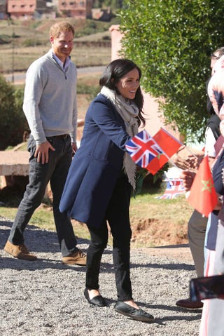 el duque y la duquesa de sussex visita a marruecos el día 2