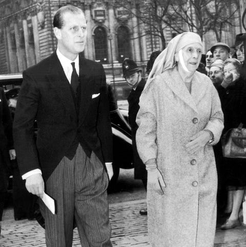 The Duke Of Edinburgh And His Mother In 1960