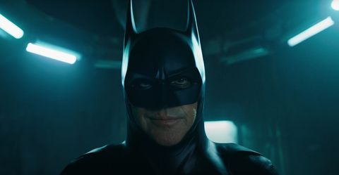 Michael Keaton als Batman im Blitz