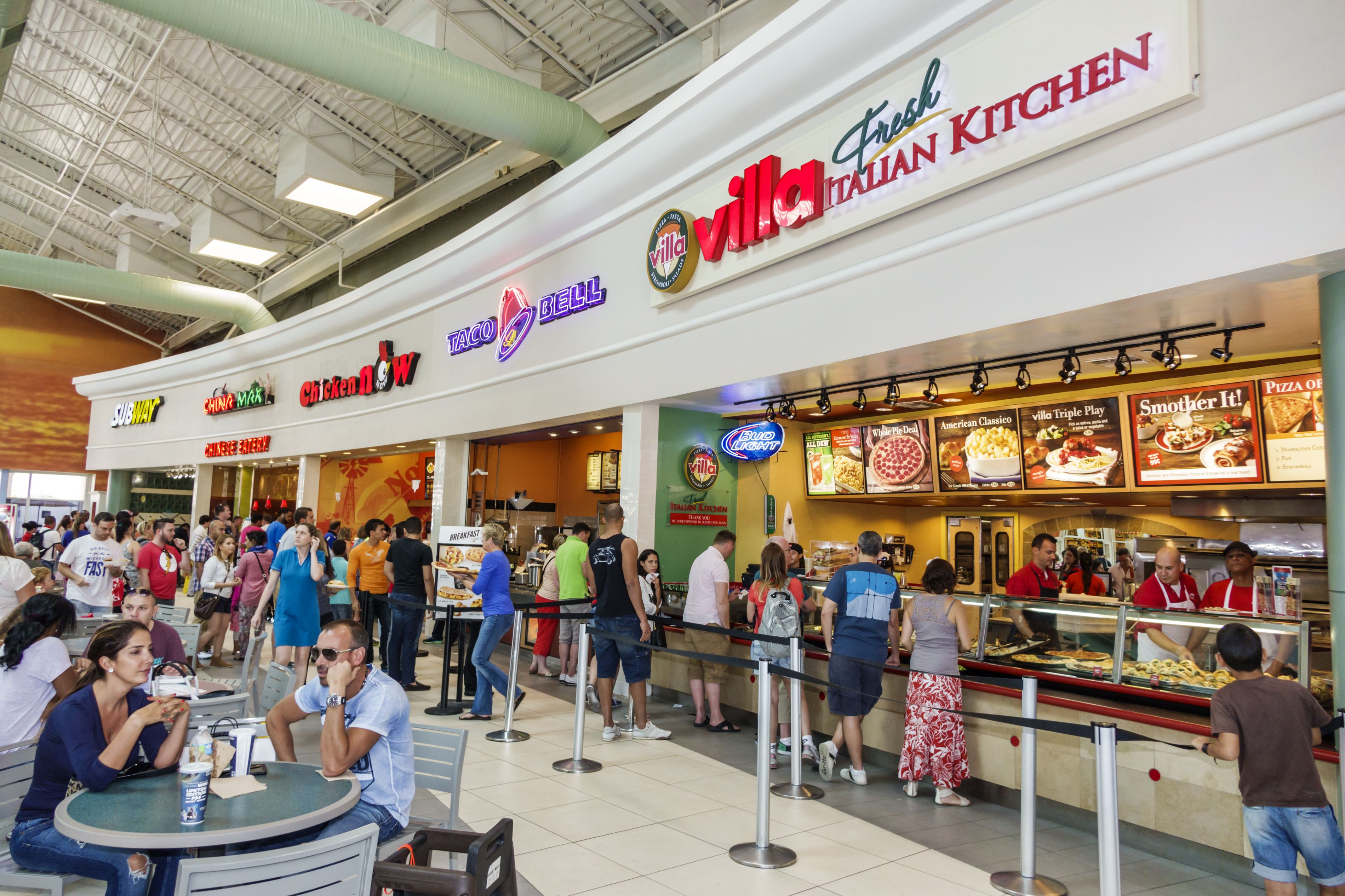 Food Court At The Plaza