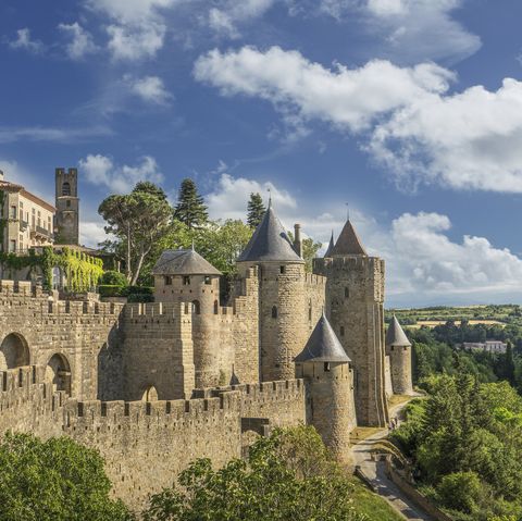 the fortified city of carcassonne