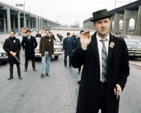 The French Connection (1971) american actor gene hackman right as jimmy 'popeye' doyle in 'the french connection', directed by william friedkin, 1971 in the background far left is roy scheider 1932 2008 as buddy 'cloudy' russo photo by silver screen collectiongetty images