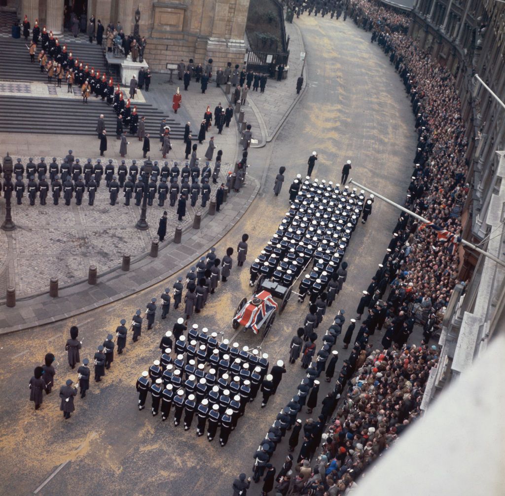 Winston Churchill S Real Life Funeral Photos As Seen In The