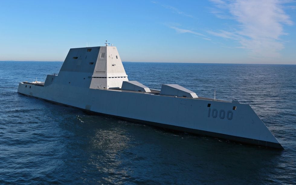 The Navy Wants to Put Lasers on Zumwalt Destroyers