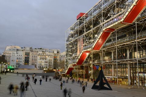 the georges pompidou center in paris