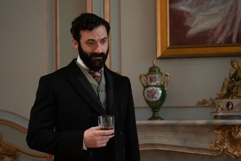 morgan spector as george russell, the gilded age episode 3