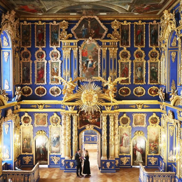 renovated chapel of catherine palace near st petersburg