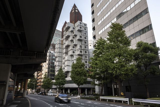 nakagin capsule tower di tokyo