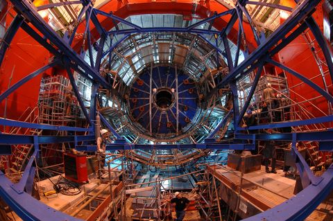 the lhc large hadron collider in geneve, switzerland on january 25th, 2007