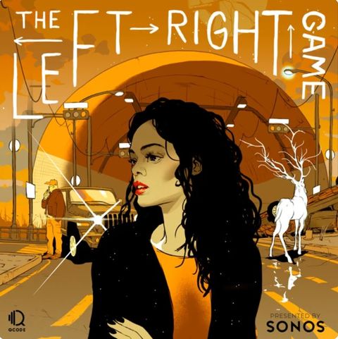 portada del podcast the left right game