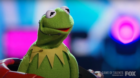 Kermit la grenouille sur le chanteur masqué