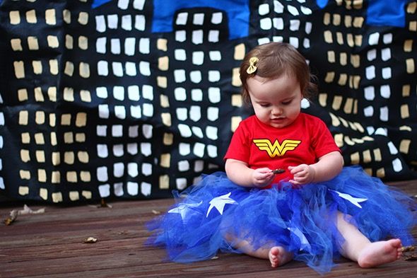 infant girl superhero costume