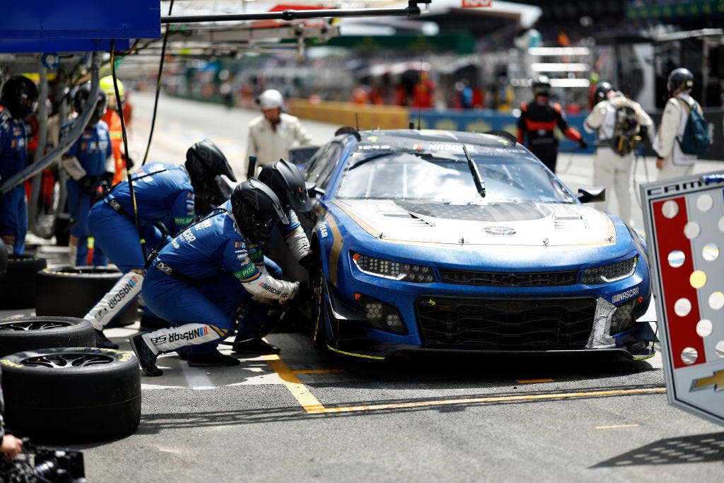 How NASCAR Revolutionized Its Iconic Pit Stop For the 24 Hours of Le Mans