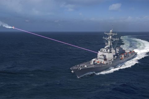 Laser, LaWS, HELIOS, Navy,海軍,アメリカ,米軍,