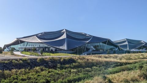 the new building at google bay view campus in mountain view, california