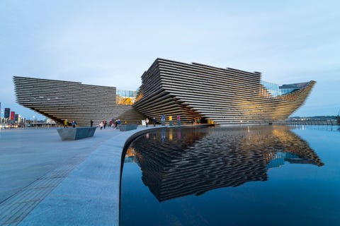 Le nouveau musée VA à Dundee, en Écosse.