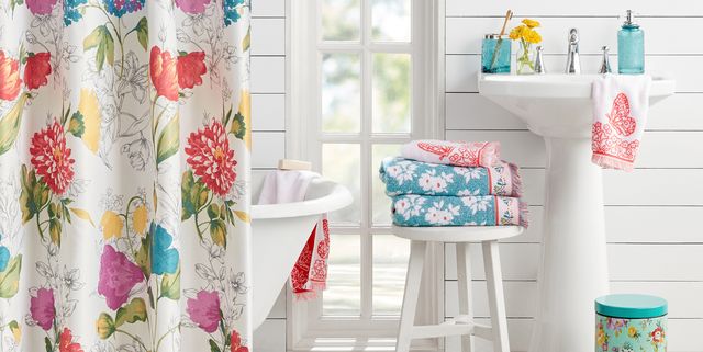 The Pioneer Woman Bath Collection At, Shower Curtains And Rugs To Match