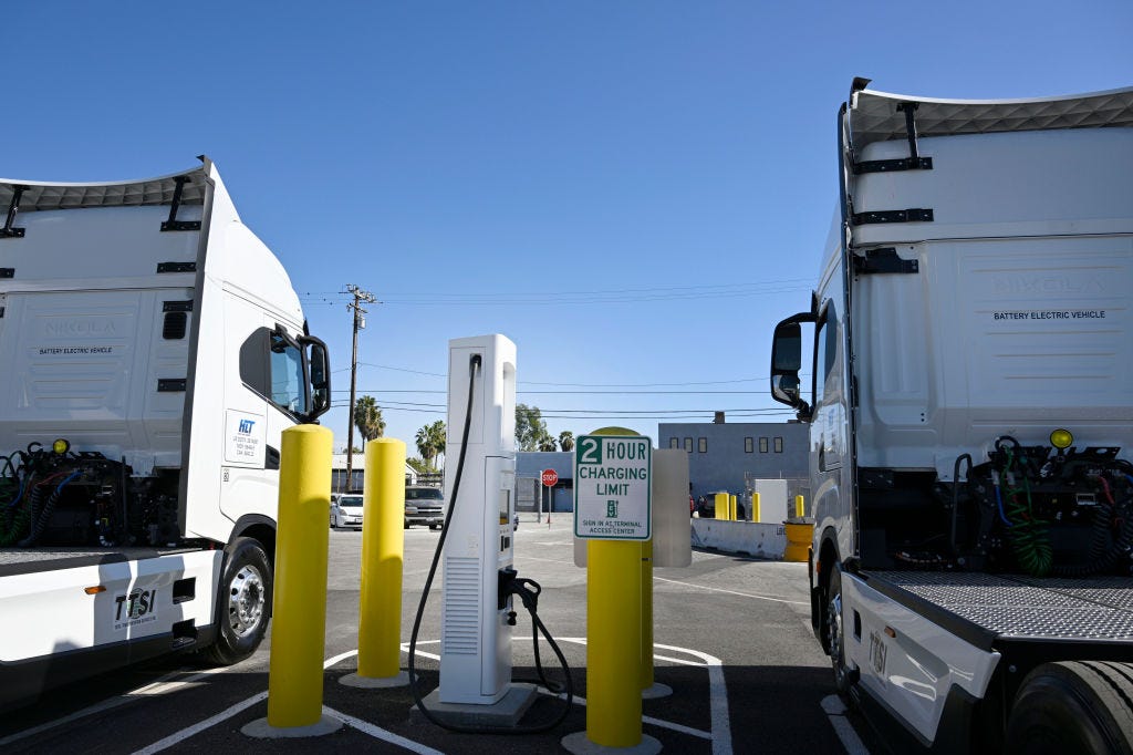 Here's Who's Building an EV Truck Charging Network