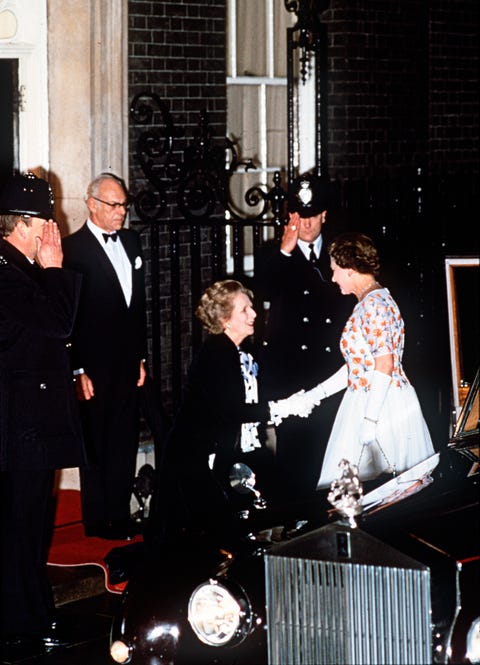 queen and pm margaret thatcher