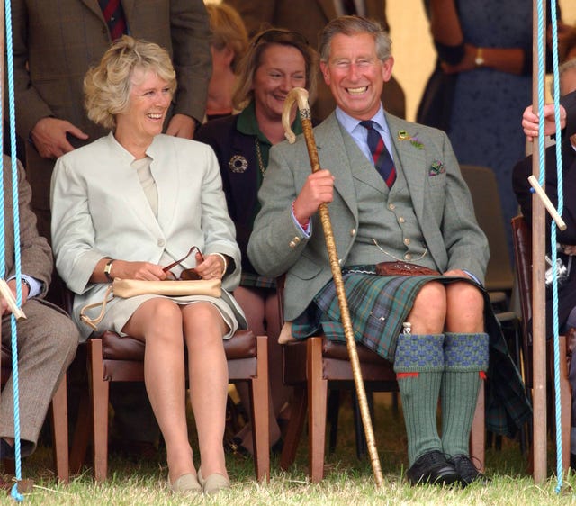 Der Prinz von Wales Camilla Parker Bowles bei den Mey Highland Games