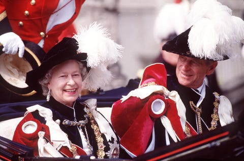 Queen And Prince Philip Garter Service