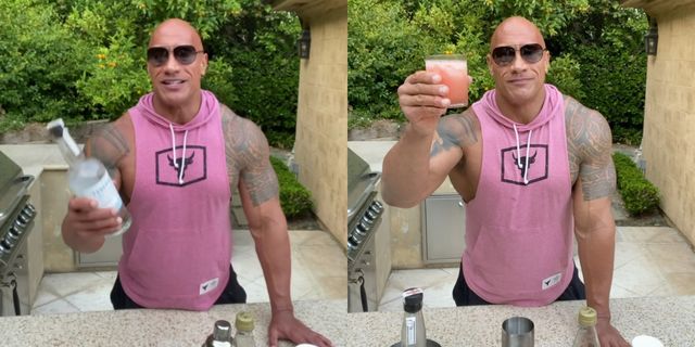 the rock's summer tequila cocktail
