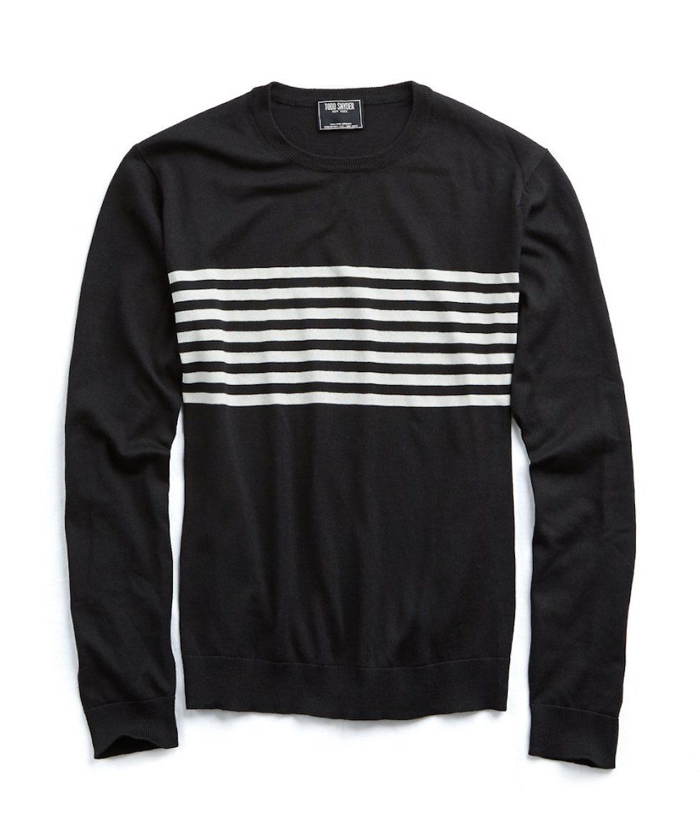 the rock black sweater