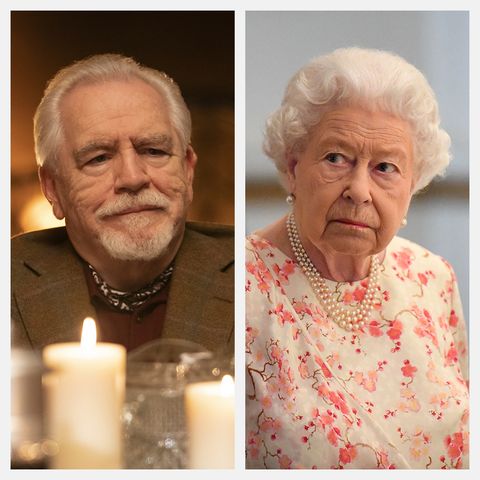 logan roy queen elizabeth succession intro royal family