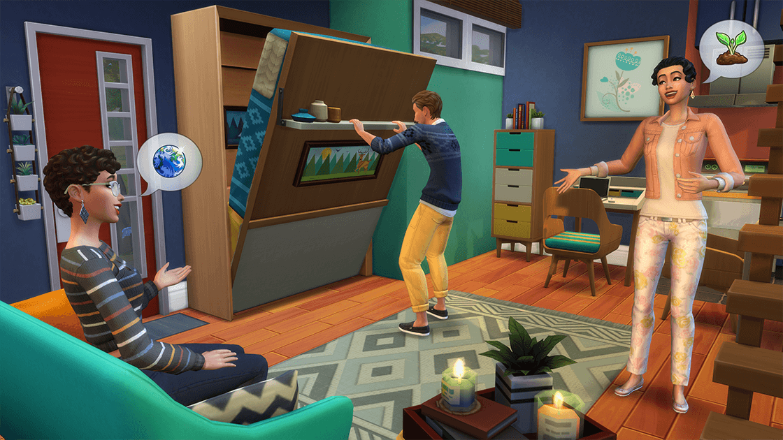 sims 4 tiny living bed death