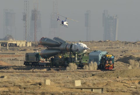 Sefer 59 Soyuz Rollout Sefer 59 Soyuz Rollout