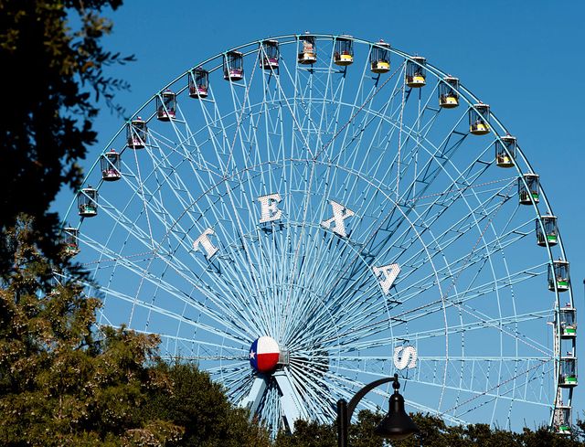 the texas star, the ferris wheel at the texas state fair in dallas, texas as of the date of this ph