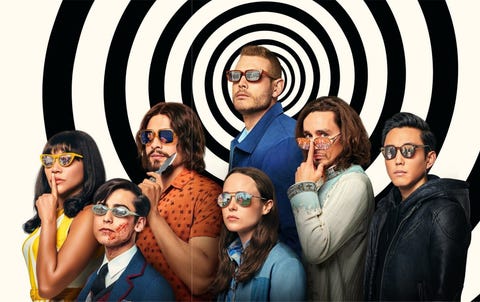 image of the protagonists of the umbrella academy