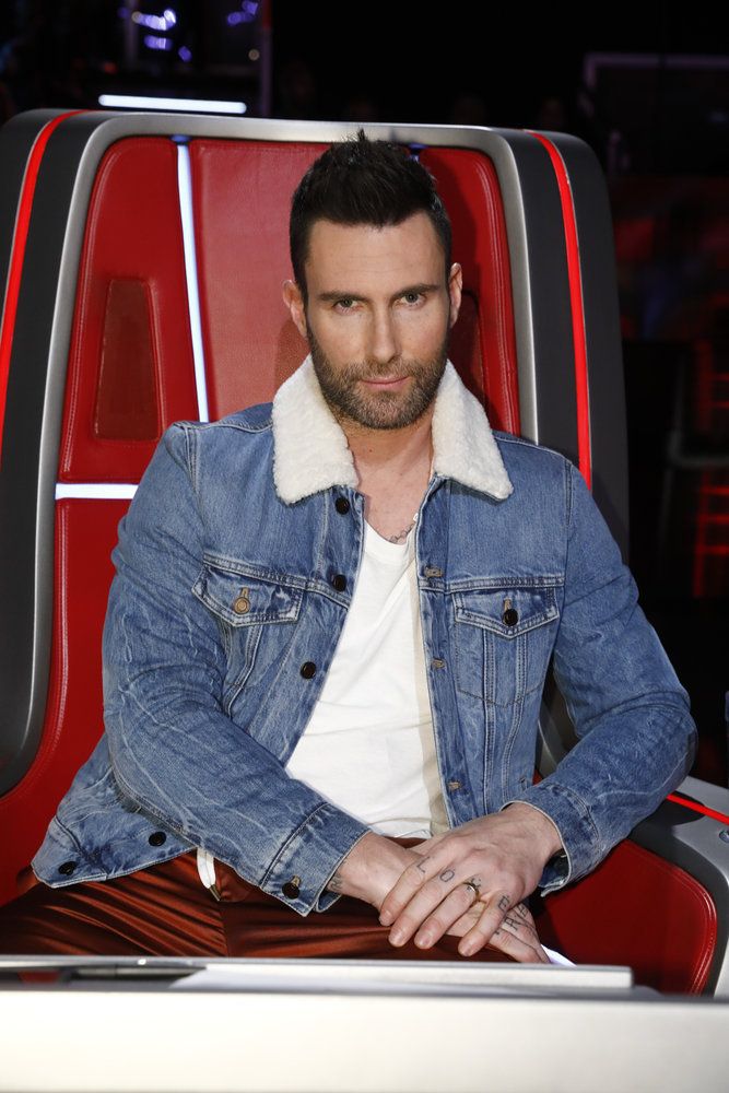 adam levine denim jacket