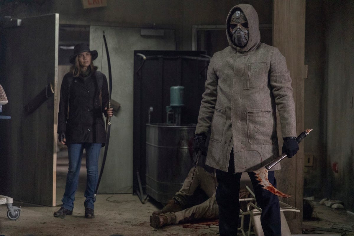 The figure returned with Maggie in the season 10 finale