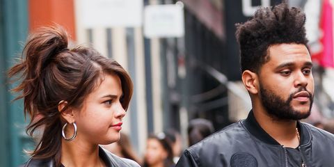 The Weeknd and Selena Gomez in New York