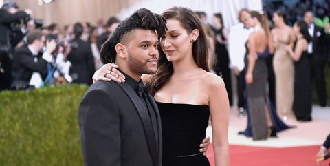 Bella Hadid and The Weeknd at 'Manus x Machina: Fashion In An Age Of Technology' Costume Institute Gala