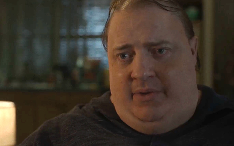 brendan fraser is charlie in the movie the whale