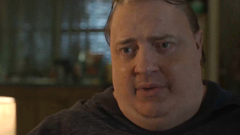 the whale criticizes movie brendan fraser is charlie in the movie the whale