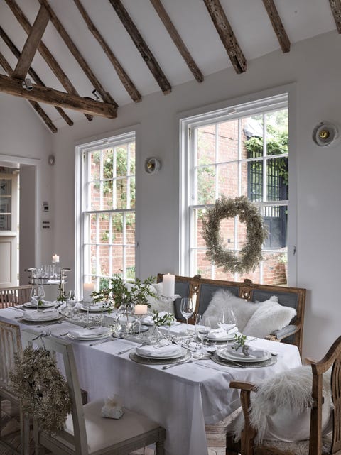 christmas dining table